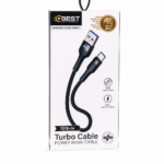 وصلة باور بانك QBest USB إلى Type-C بطول 30CM موديل QB14