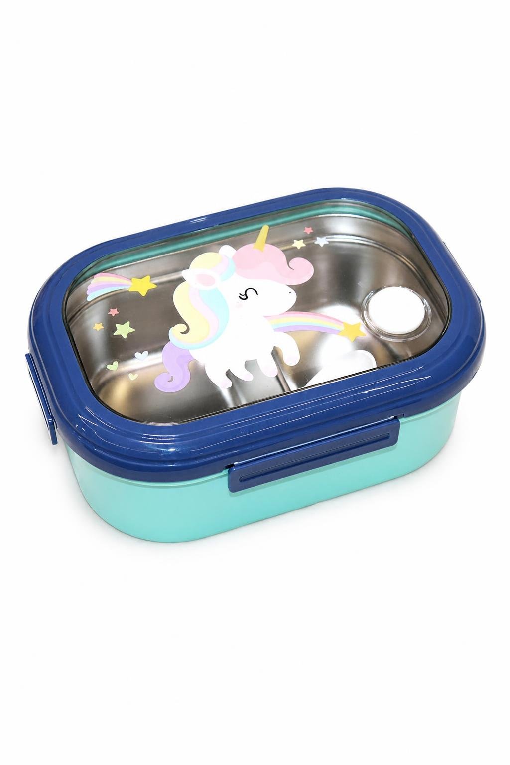 81ab36a7-3221-4f19-94cf-7a3d1acb2289.jpg حافظة طعام ستانلس يونيكورن صغيرة بتنفيسة هواء 7176691 - الصورة 1