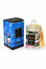 شمعة معطرة AROMA بوعاء زجاجي كبير وغطاء - 14562
