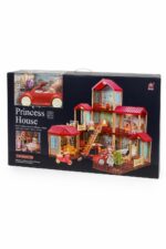 قصر دمى QIXI TOYS Princess House 263 قطعة مع سيارة