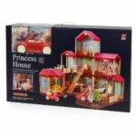 قصر دمى QIXI TOYS Princess House 263 قطعة مع سيارة