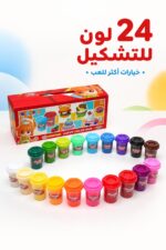 ⁦لعبة معجون أطفال Magic dough 24 لون لعمر 3+ - موديل 7426132⁩ - الصورة ⁦2⁩