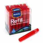 خرطوشة قلم وايت بورد KeYiTe حمراء 24PCS - موديل 15482