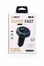 مشغل MP3 سيارة QBest QB207 FM وشاحن سريع 30W