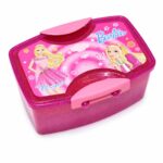 حافظة طعام بلاستيكية بطبقتين بتصميم Barbie - 4061963