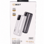 باور بانك QBest بسعة 20,000 MAH وشحن 22.5 واط QB122/20