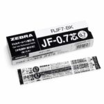 خراطيش ZEBRA Sarasa Clip 0.7 أسود RJF7-BK - 10 قطع