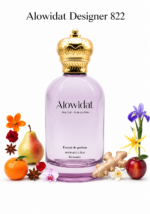 عطر نسائي Alowidat Designer 822 – زهري فاكهي بلمسة عنبرية دافئة