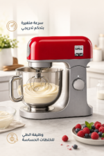 ⁦عجانة Kenwood kMix حمراء 1000W بسعة 5L - KMX750ARD⁩ - الصورة ⁦3⁩