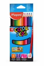 ألوان خشبية Maped Color'Peps 12 لون طويل - موديل 1399