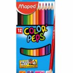 ألوان خشبية Maped Color'Peps 12 لون طويل - موديل 1399