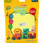 معجون فوم Air dry modeling clay بلون واحد للأطفال - 3578944