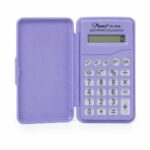 آلة حاسبة صغيرة KENKO KK-328A بنفسجية بصوت أزرار