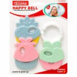 عضاضات أسنان Qileke Happy Bell للأطفال 3 قطع - موديل 12892
