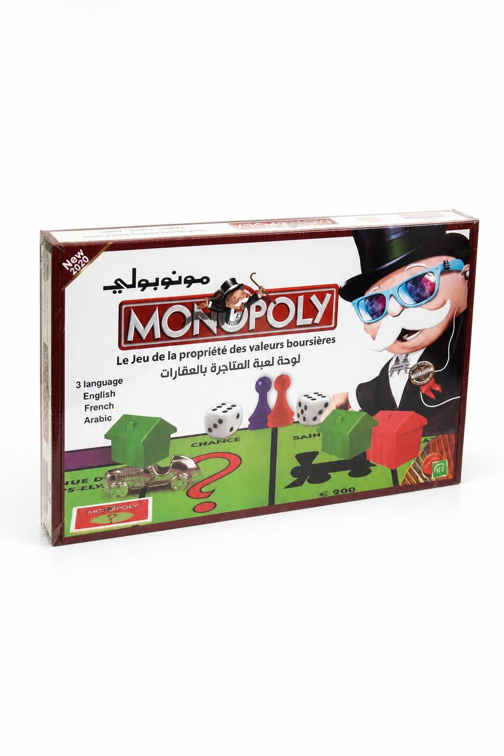 91ec2c2f-2388-435d-ae6a-910093f1d46a.jpg لعبة MONOPOLY جماعية ثقيلة بعقارات بلاستيكية - 16328 - الصورة 1