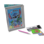 لوحة تلوين ستريس بريق بتصميم Stitch - موديل 2187086