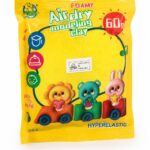 معجون فوم Air dry modeling clay أصفر 60g - موديل 5861838