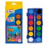 علبة ألوان مائية Class 12 لون مع ريشة - 2900546