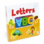 كتاب تفاعلي للأطفال بقطع خشبية Letters - موديل 14730