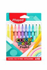 أقلام فلماستر Maped Color'Peps Pastel 10 ألوان - 8147730