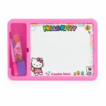 لوح HELLOKITTY وجهين مع قلم وطباشير ومساحة - 9321