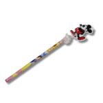 قلم رصاص ديزني مزين بريش وشخصية Mickey Mouse - موديل 12545