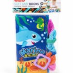 كتيب قماشي طولي tiibaby للحيوانات البحرية 0m+ موديل 16147