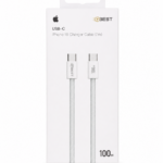 وصلة شاحن iPhone 16 من QBest USB-C بقدرة 100 واط QB-I16