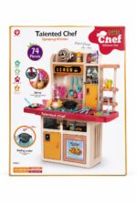 مطبخ ألعاب Talented Chef 74 قطعة مع رش ومؤثرات - 9164731