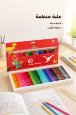 ⁦علبة ألوان خشب جامبو NUMBER ONE 60 لون موديل 6740⁩ - الصورة ⁦4⁩