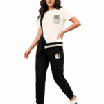 كنزة رياضية نسائية Soula  بتفاصيل شبك – قطن 100% | S–XL