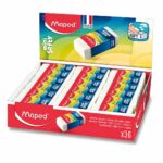 محايات Maped Softy قياس وسط، علبة 36 - موديل 14821