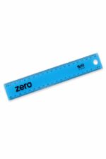 مسطرة zero مرنة شفافة 20 سم باللون الأزرق - موديل 2905