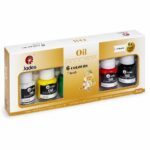 ألوان زيتية سائلة Jades 6 ألوان 25mL مع فرشاة - موديل 6842