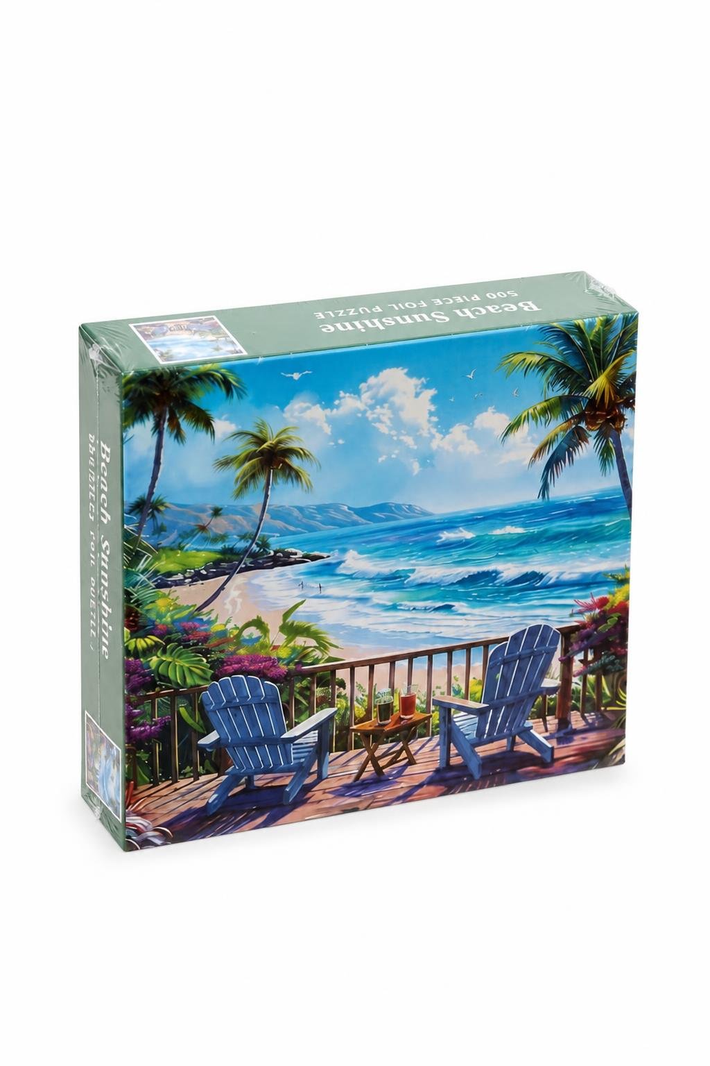 a7cb2ba3-c1e0-489f-8fb7-8af1c8826f02-1.jpg لعبة بزل Beach Sunshine 500 قطعة Foil Puzzle - موديل 4009524 - الصورة 1