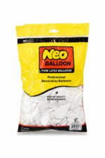كيس بالونات Neo Balloon لاتكس أبيض 50 قطعة - موديل 13772