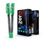 قلم Zero سيمي جل بقبضة مطاطية خضراء - موديل 1278