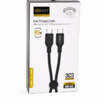 وصلة باور بانك QBest Type-C قصيرة 30CM موديل QB92
