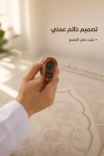 ⁦خاتم تسبيح رقمي مع بوصلة وزر Reset - موديل 15291⁩ - الصورة ⁦3⁩