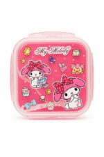 حافظة طعام بلاستيكية وردية بتصميم My Melody - موديل 3165588