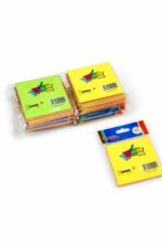 ورق ملاحظات لاصق فوسفوري مربع 75mm × 75mm - 5978587