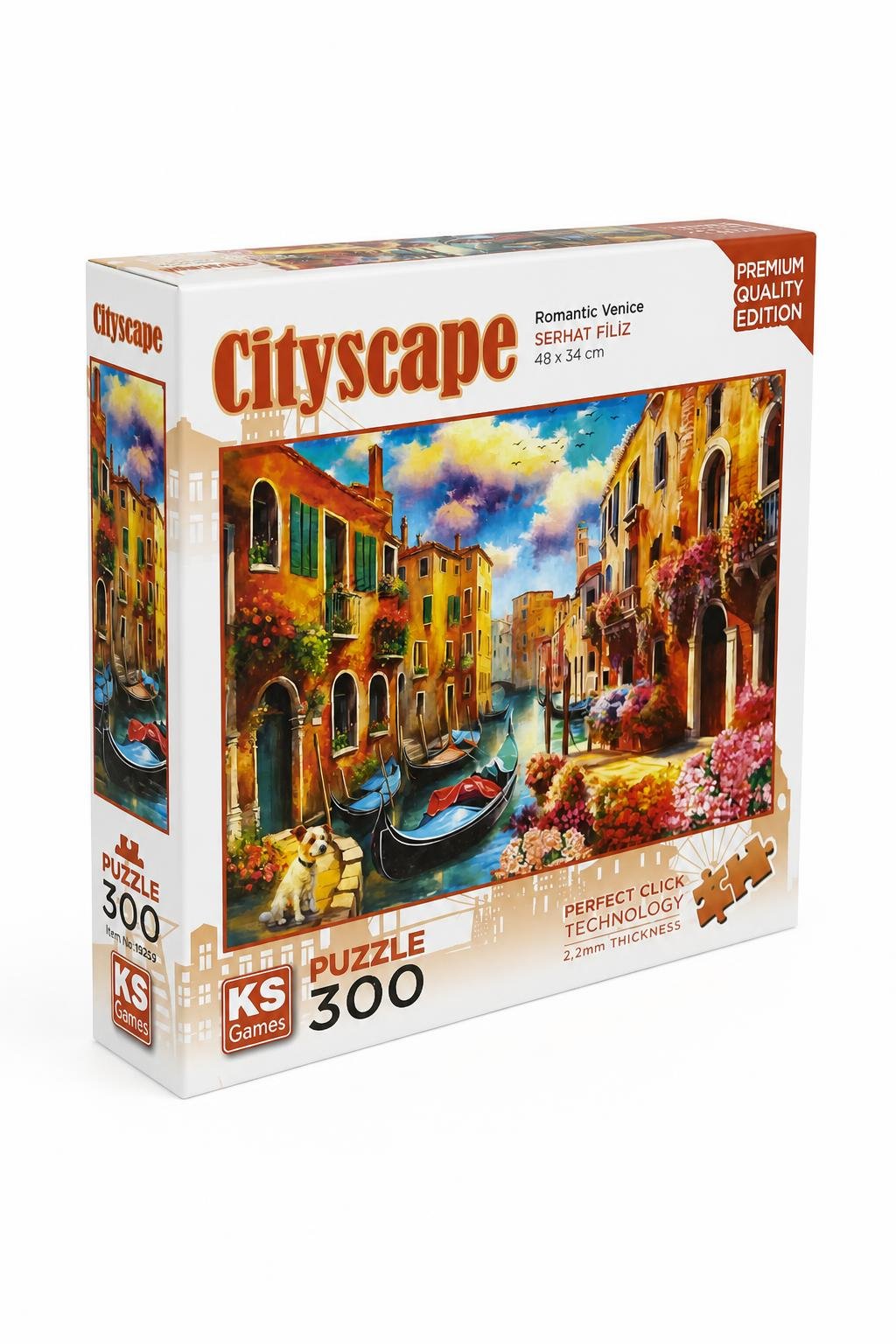 b4dd0204-ee68-4cd6-907e-3fcce1458fba-2.jpg بازل KS Games Cityscape Romantic Venice 300 قطعة - موديل 12432 - الصورة 1