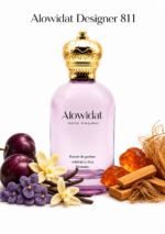 عطر نسائي Alowidat Designer 811 – زهري فانيلي بلمسة عنبرية دافئة