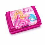 حافظة طعام بلاستيكية مبرقة برسمة Barbie - 1032280