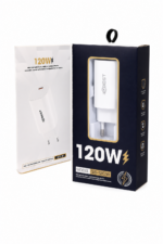 شاحن QBest Type-C فائق السرعة 120 واط QB120W