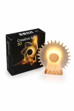 مروحة ضوء دوارة USB بتأثير 3D - موديل 13469