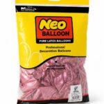 بالونات Neo Balloon وردية 50 قطعة 220 غرام - موديل 11891