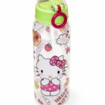 مطرة بلاستيكية بنقشة Hello Kitty وكبسة - 9373406