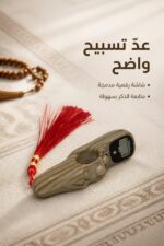 ⁦خاتم تسبيح رقمي بعداد وشاشة عرض - موديل 15294⁩ - الصورة ⁦2⁩