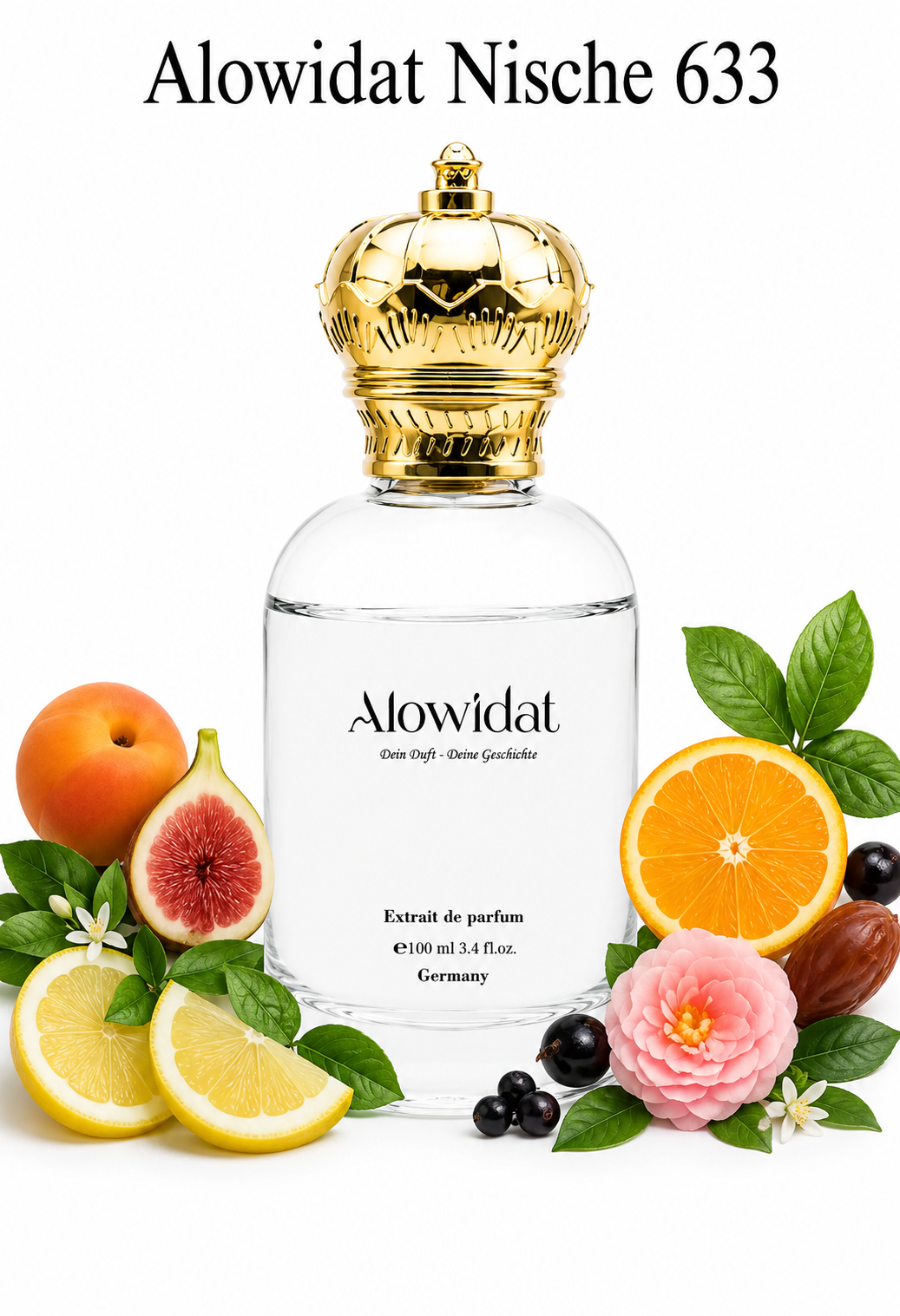 b8831ed8-7c35-4c43-a5f3-18b246c4a4f4 عطر للجنسين Alowidat Nische 633 – فاكهي حمضي بلمسة زهرية منعشة - الصورة 1